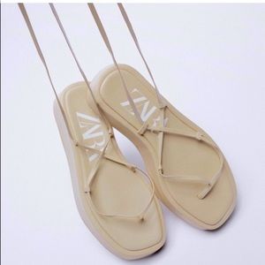 Brand new Zara Platform sandals.